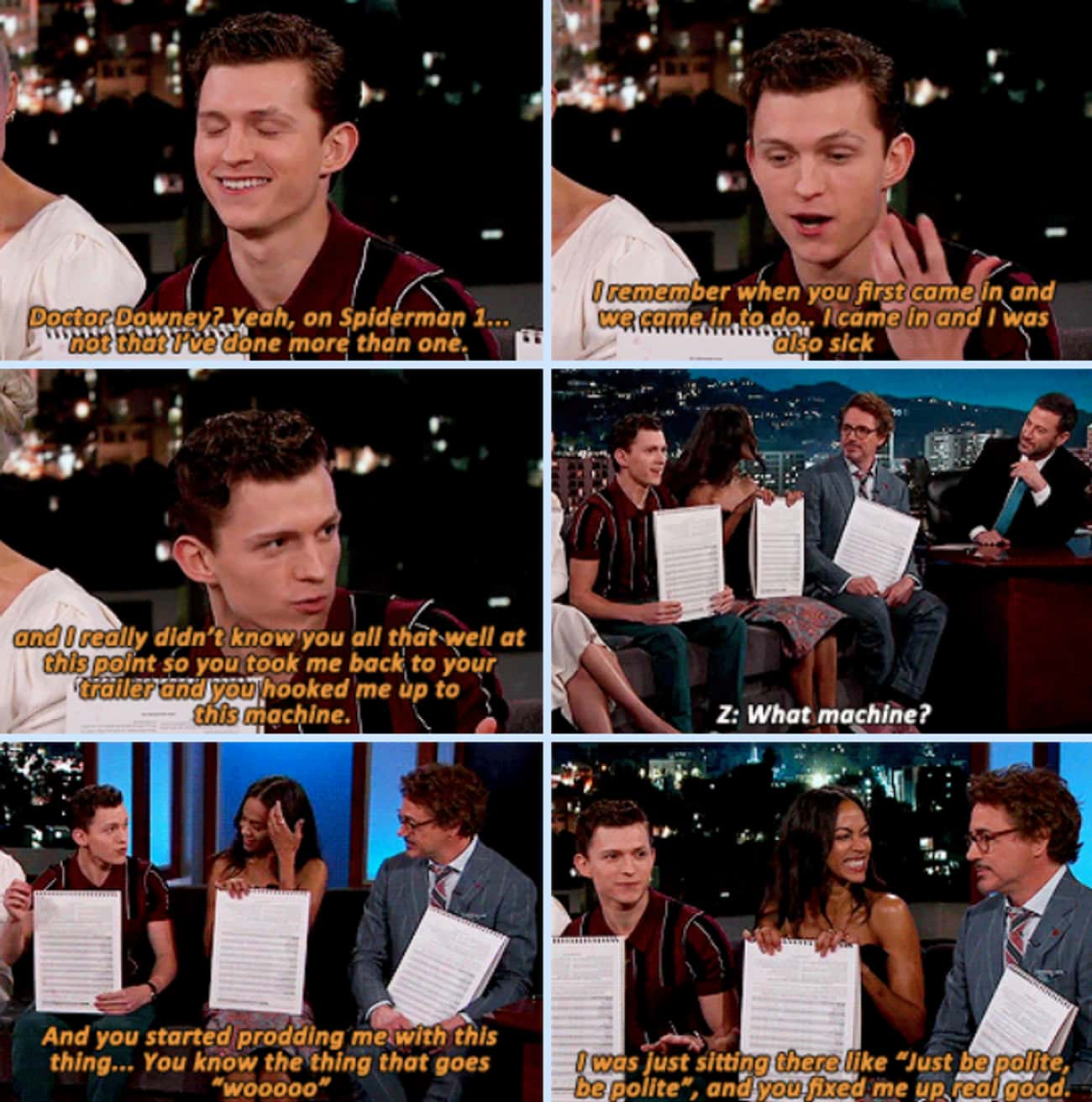 Robert Downey Jr. And Tom Holland Interviews That Are Awkwardly Hilarious