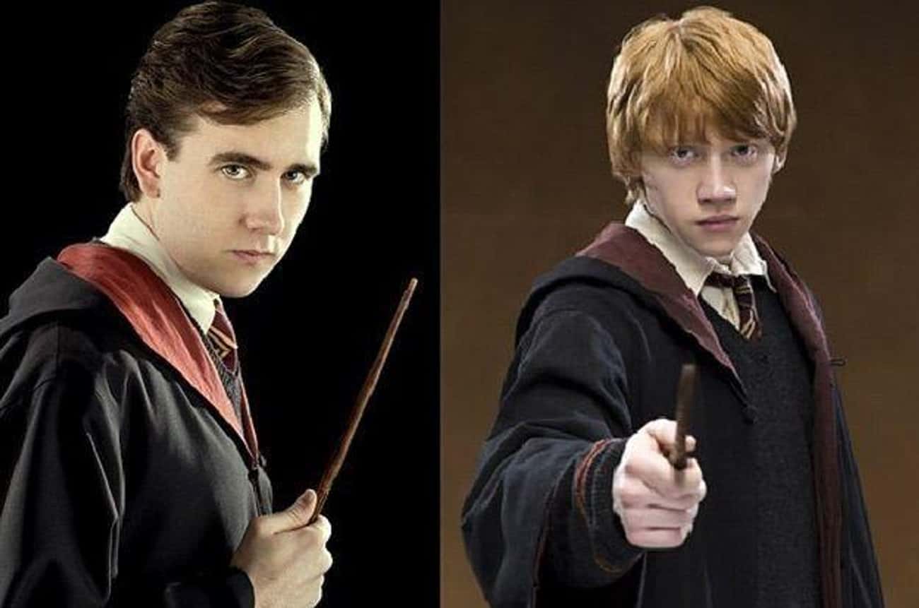 The Poor Wizardry Of Ron And Neville Can Be Traced Back To Their Choice of Wand