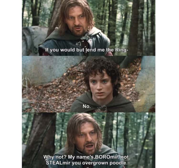 Hopelijk linnen te veel 27 Of The Funniest 'Lord Of The Rings' Memes In All Of Middle-earth