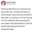 Rational Masculine Logic on Random Best Times When Women Called Out Obvious Sexism In 2020
