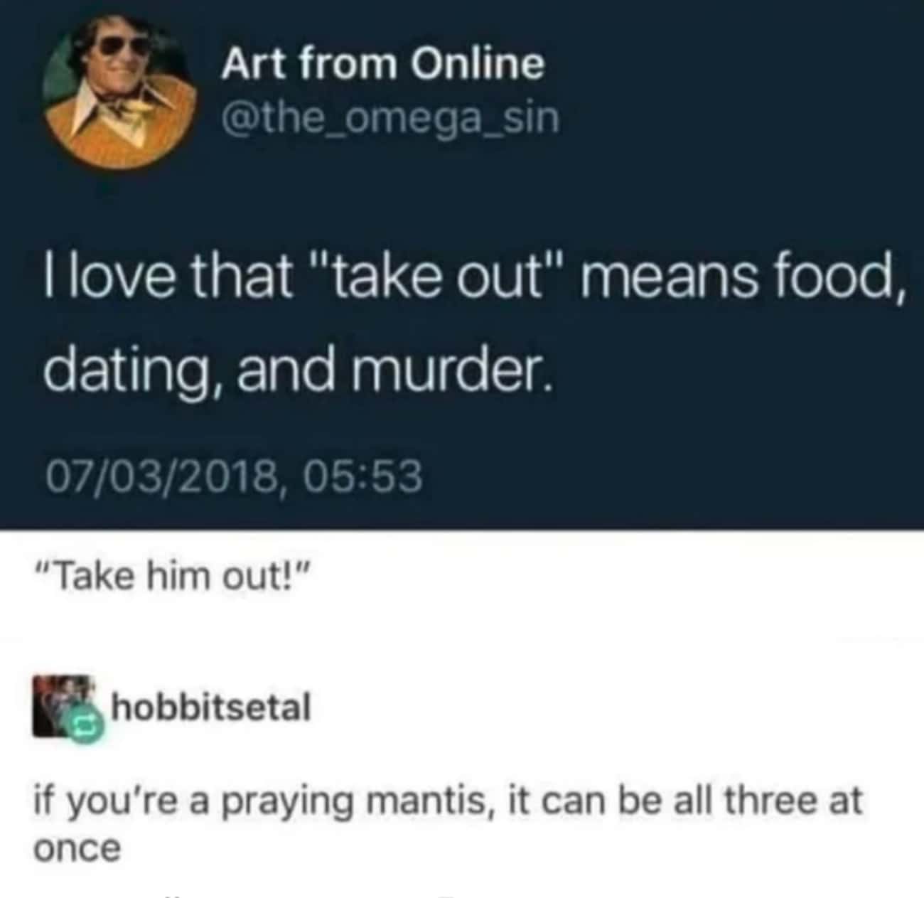 A Praying Mantis Wants To Take You Out
