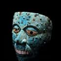 Xiuhtecuhtli, Aztec God Of Fire, Turquoise Mosaic Mask on Random Artifacts We Saw In 2020 That Made Us Say 'Whoa'