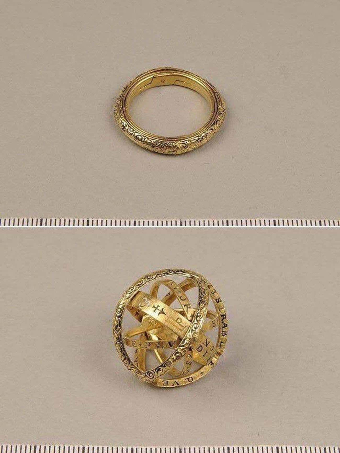 16th-Century Ring That Unfolds Into An Astrological Sphere