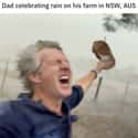 During The Wildfire Season, Rain Meant The World To This Farm Dad on Random Wholesome Dad Posts That Make Us Want To Immediately Call Our Dads