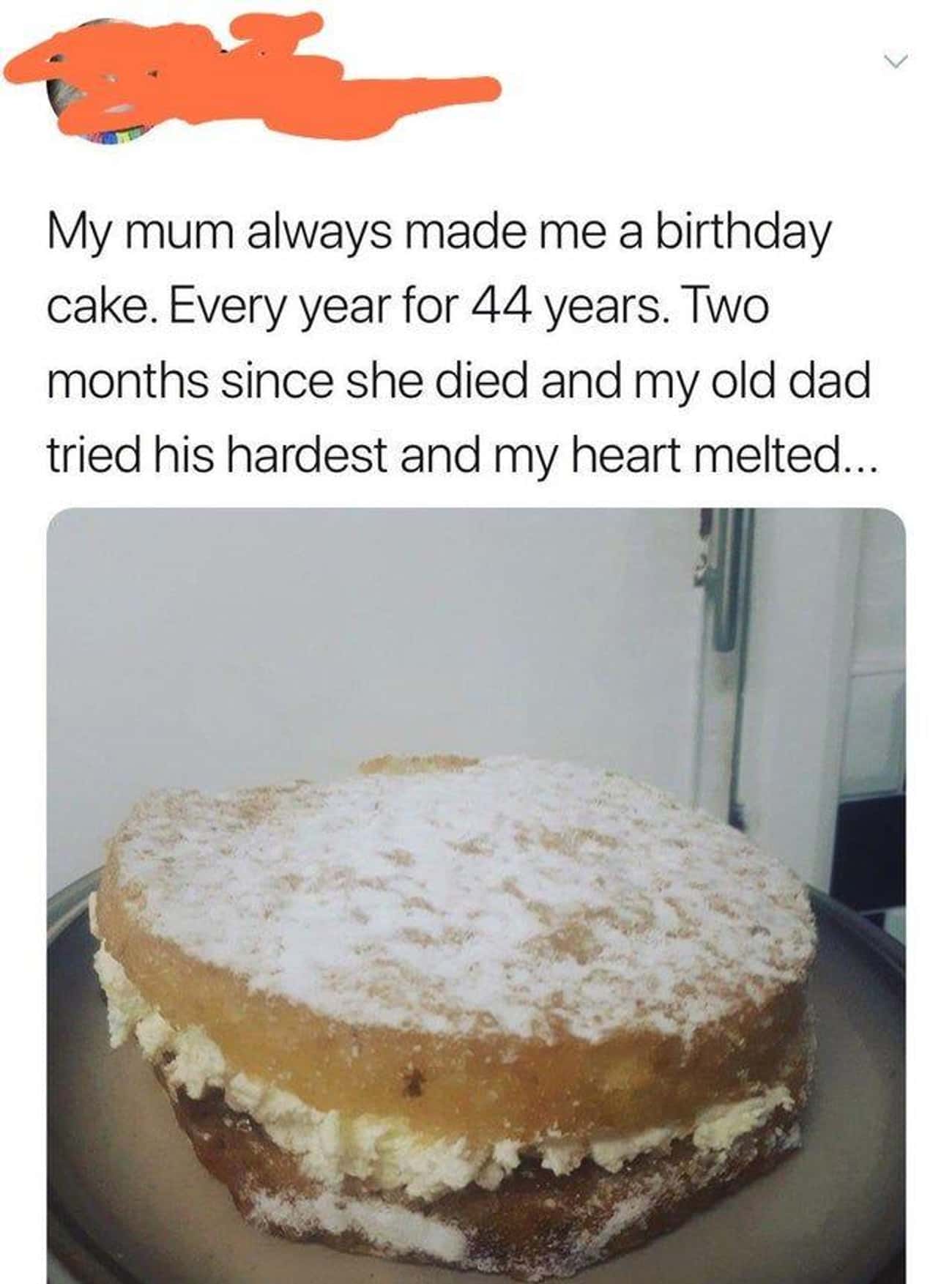 A Special Cake Made With Love From Dad