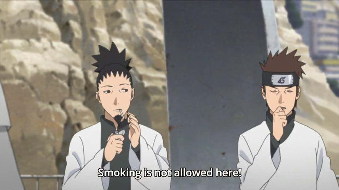 He Continues Smoking Into Adulthood