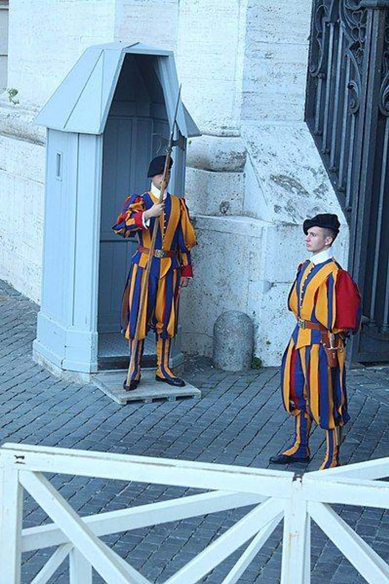 The Pope Is Protected By A Mercenary Army Called The Swiss Guard