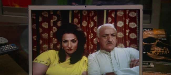 Raj's parents in The Big Bang Theory