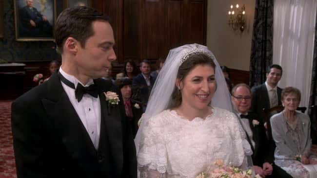 Amy and Sheldon's wedding