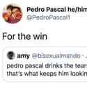 The Secret To His Youth on Random Pedro Pascal Tweets That Prove He Is An Epic Reply King On Twitter