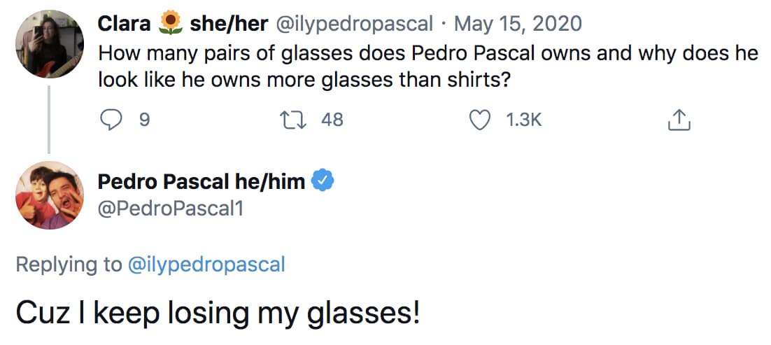 20 Pedro Pascal Tweets That Prove He Is An Epic Reply King On Twitter