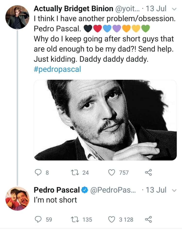 20 Pedro Pascal Tweets That Prove He Is An Epic Reply King On Twitter