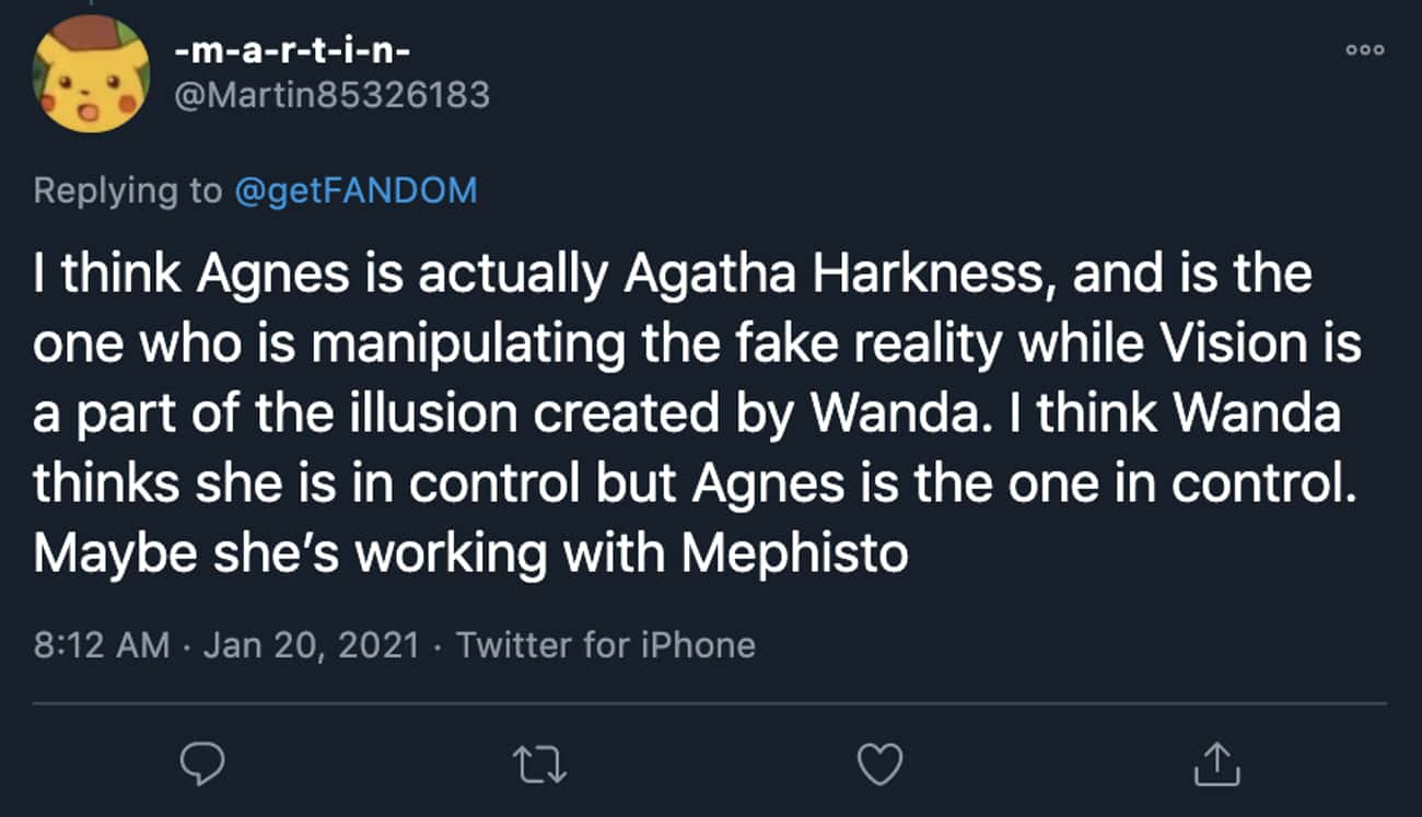 Agnes Is Actually Agatha Harkness And Is Controlling Everything