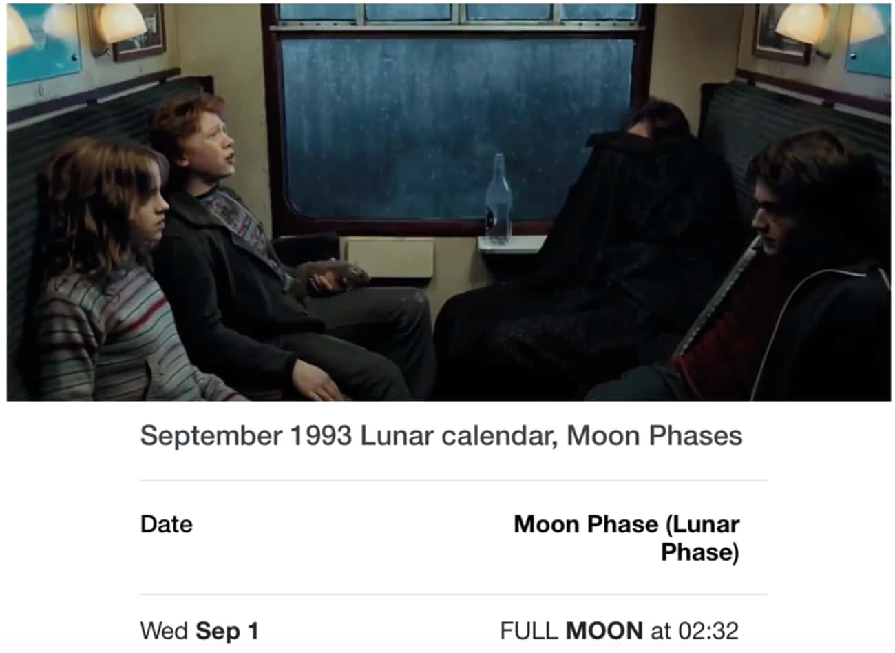 Lupin Slept On The Train Because There Was A Full Moon The Night Before