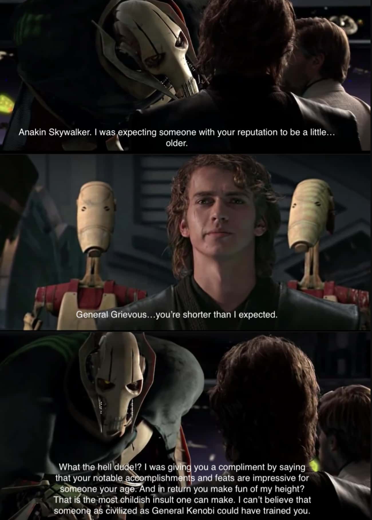 Grievous Was Just Being Nice, Dude