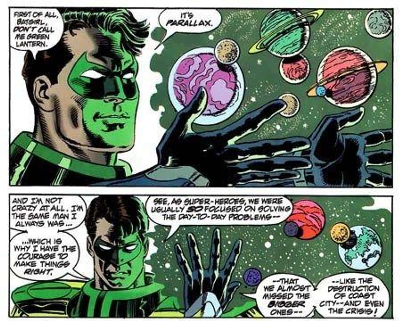 Hal Jordan Went Bonkers And Attempted To Rebuild The Universe In 'Zero Hour'