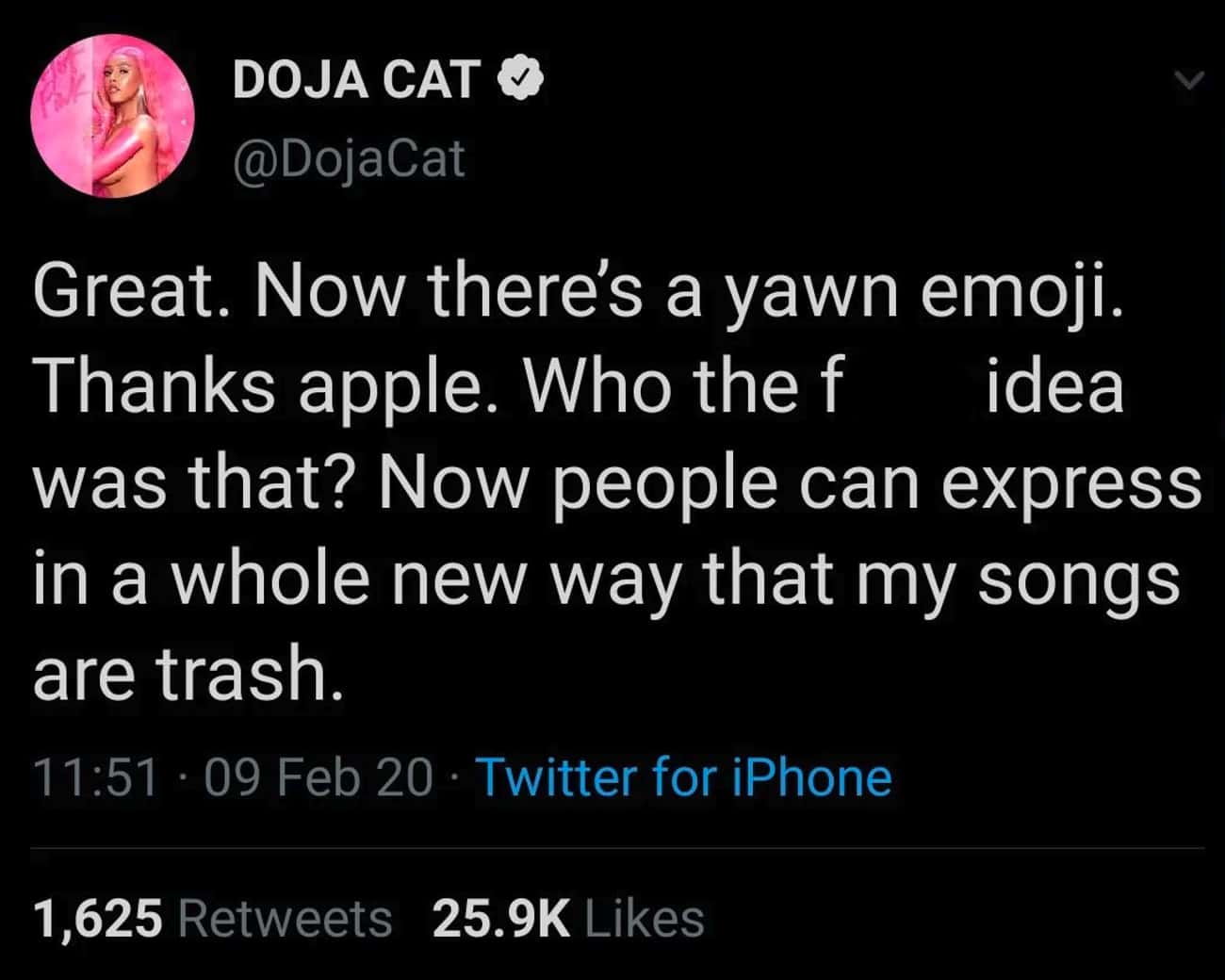 Doja Cat / Via: CheeseRS_RO / Reddit