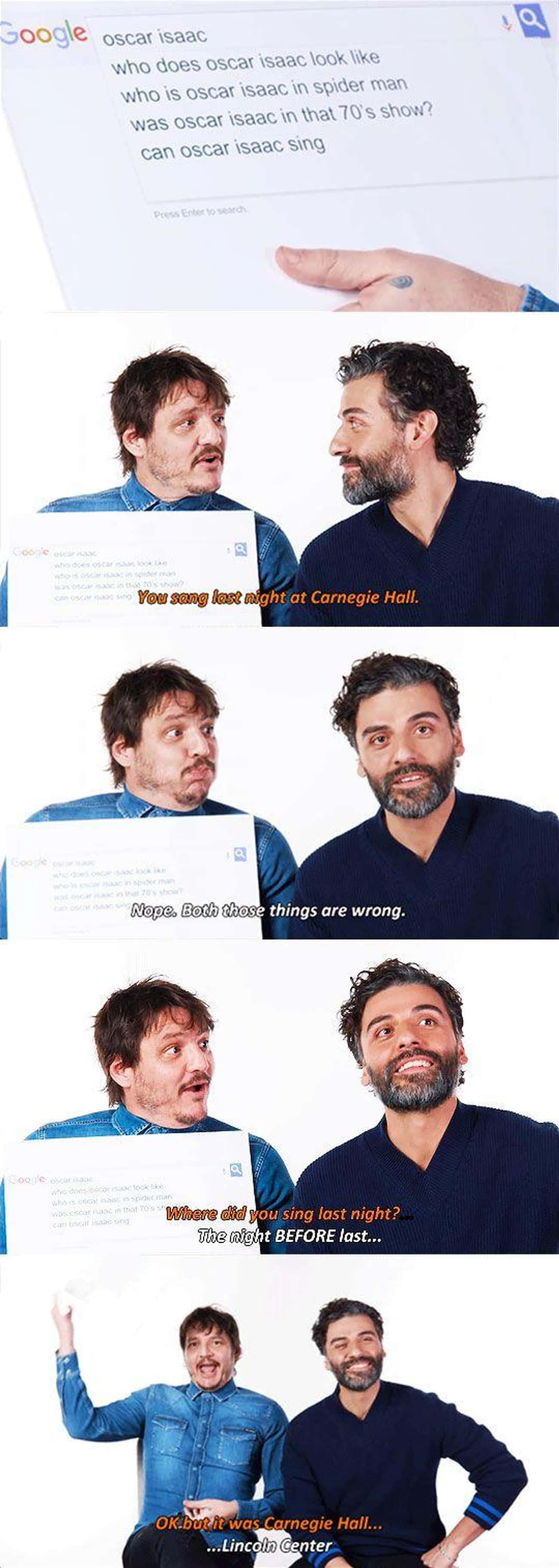 Pedro Pascal & Oscar Isaac best moments