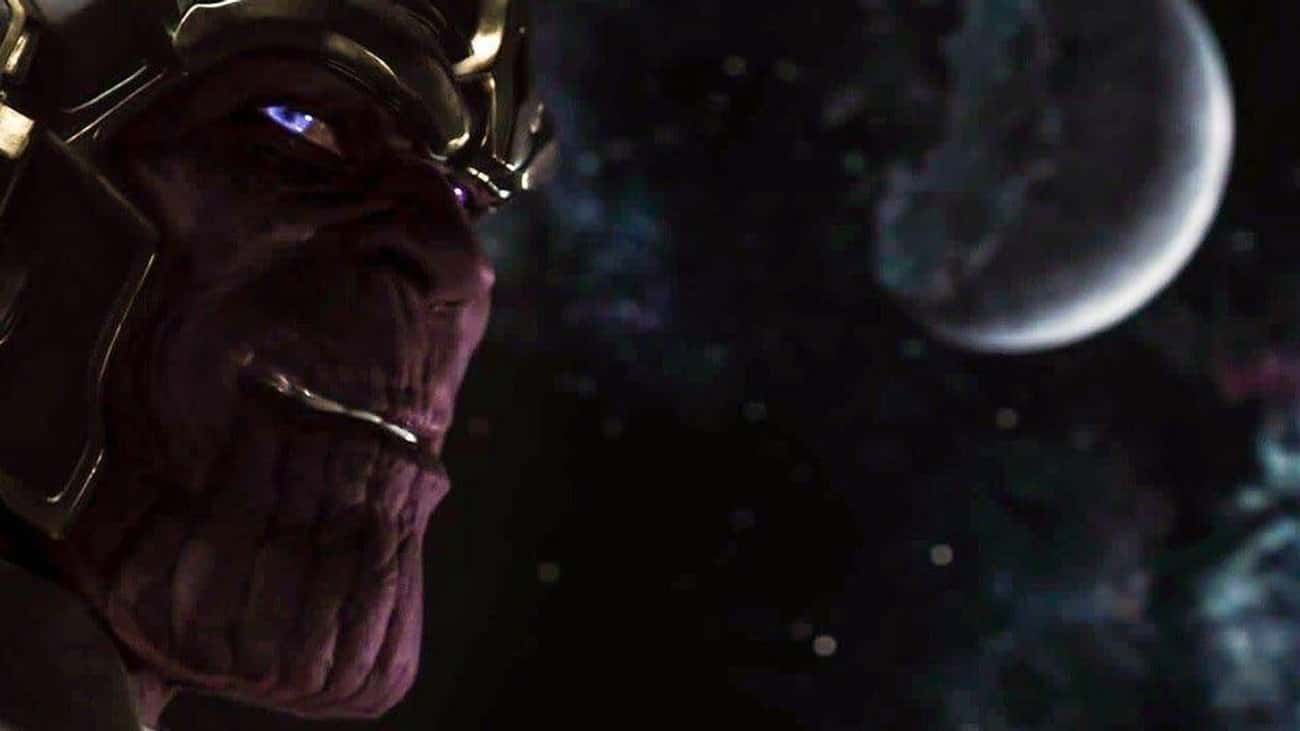 Thanos Shows His Plan To Destroy Half The Universe