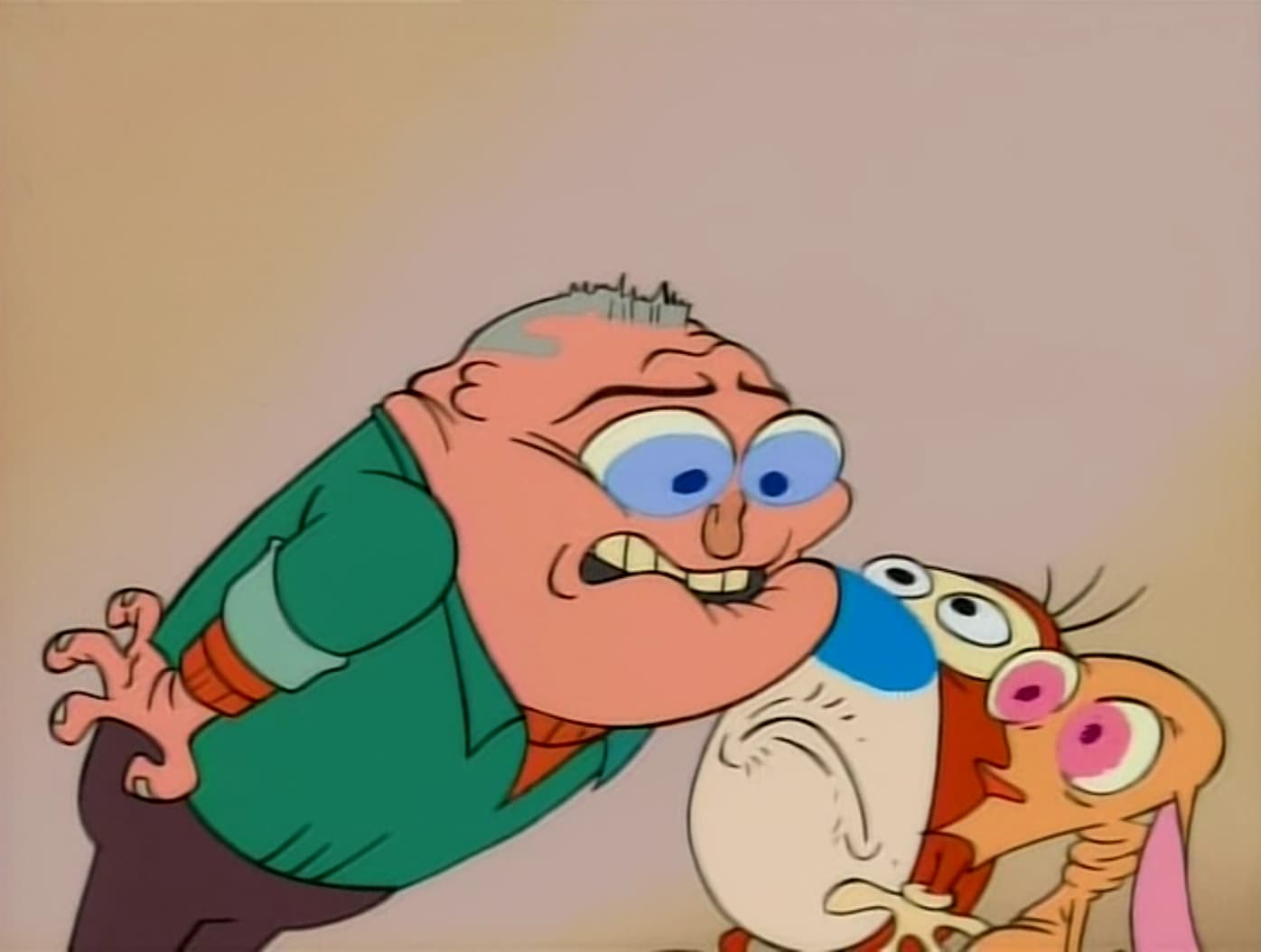  George Liquor Tortures Ren And Stimpy In 'The Ren & Stimpy Show'