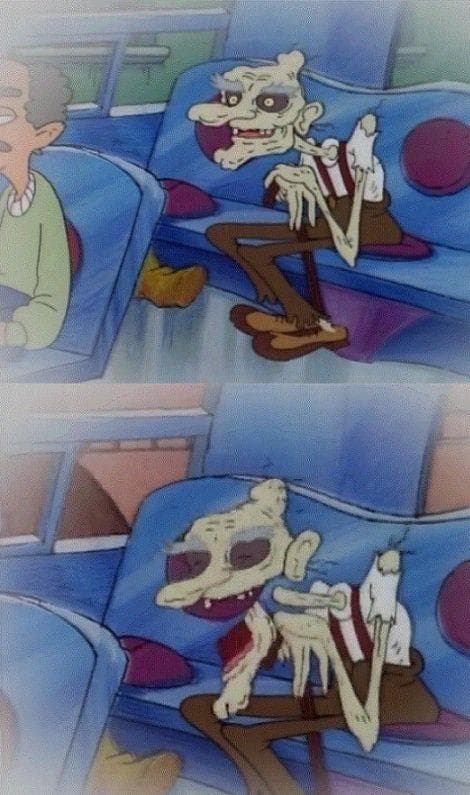 Zombie Grandpa Phil In 'Hey Arnold!'