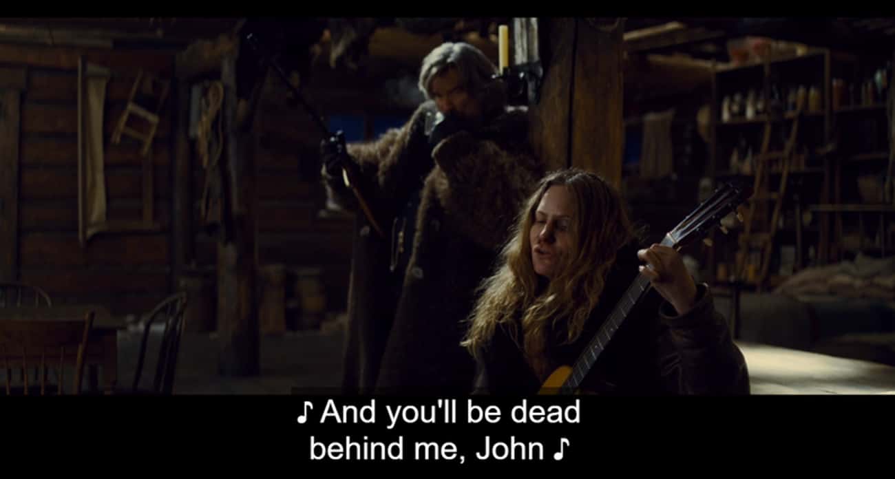 Daisy Sings About Poisoning John In 'The Hateful Eight'