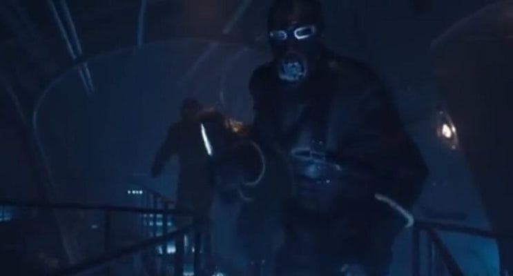 HYDRA agent using a knife to attack / Captain America: The First Avenger