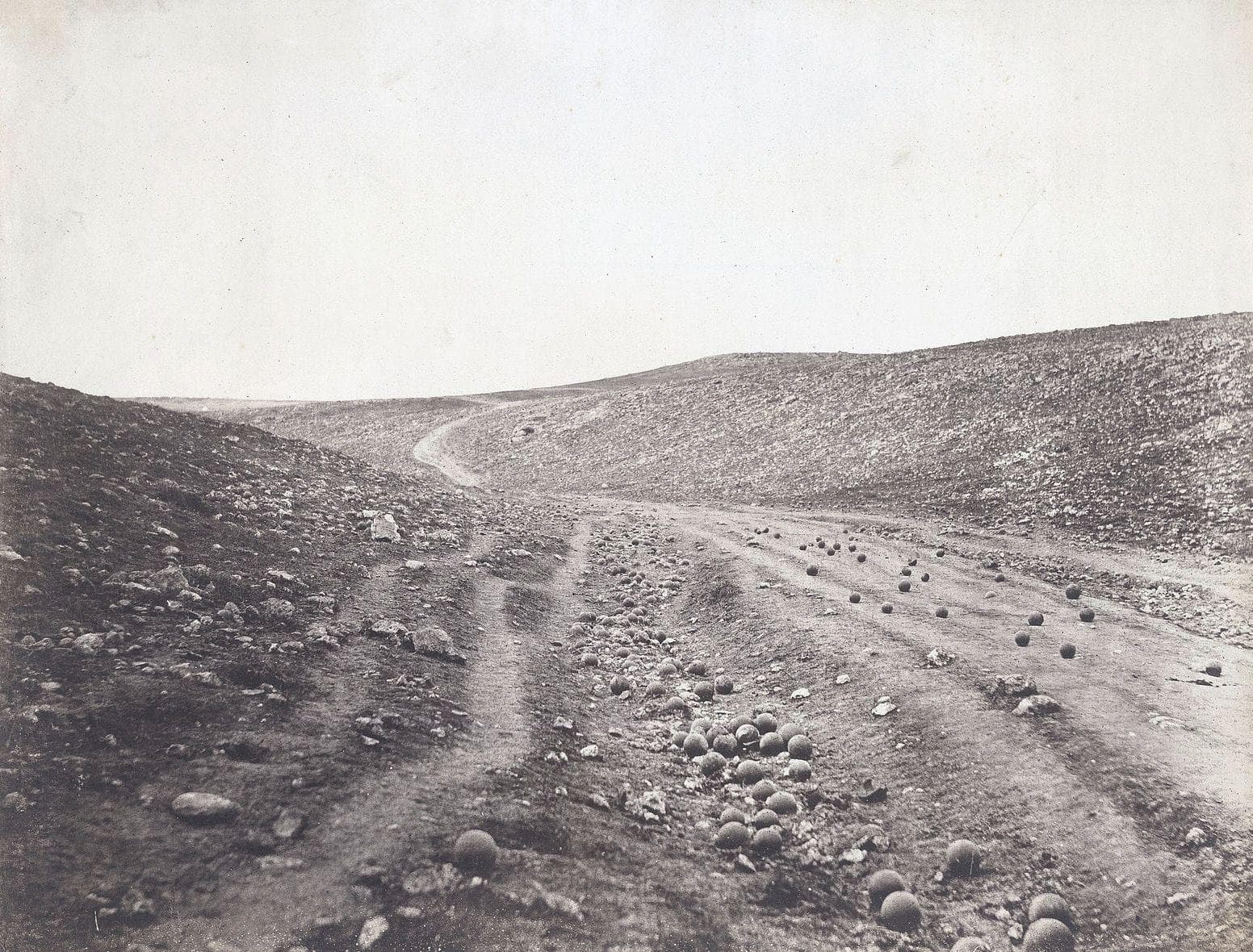 'The Valley Of The Shadow Of Death,' Roger Fenton (1855)