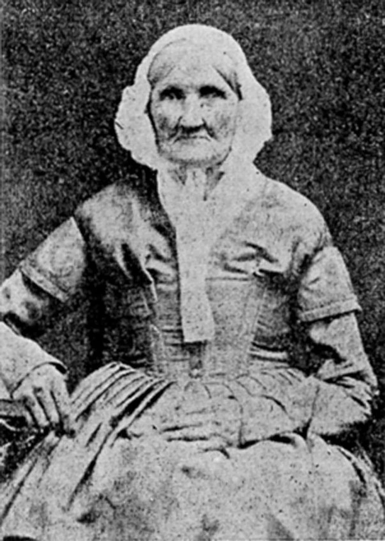 Hannah Stilley Gorby, Possibly The Oldest Person To Be Photographed, Born Around 1746, c. 1840