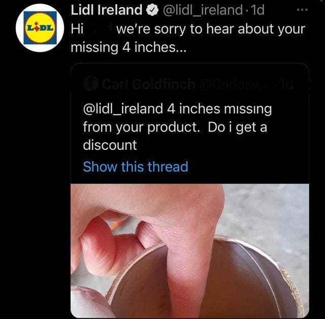 Lidl Takes Double Entendres To A New Level on Random Times People Gained Respect For Their Hilarious Power Moves