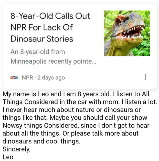 Leo Has His Priorities In The Right Place For NPR on Random Times People Gained Respect For Their Hilarious Power Moves