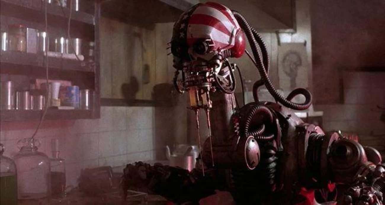 Ужастики робот. Железо / железяки / Hardware / m.a.r.k. 13 / 1990. Железо | голова робота | железяки / Hardware (1990).