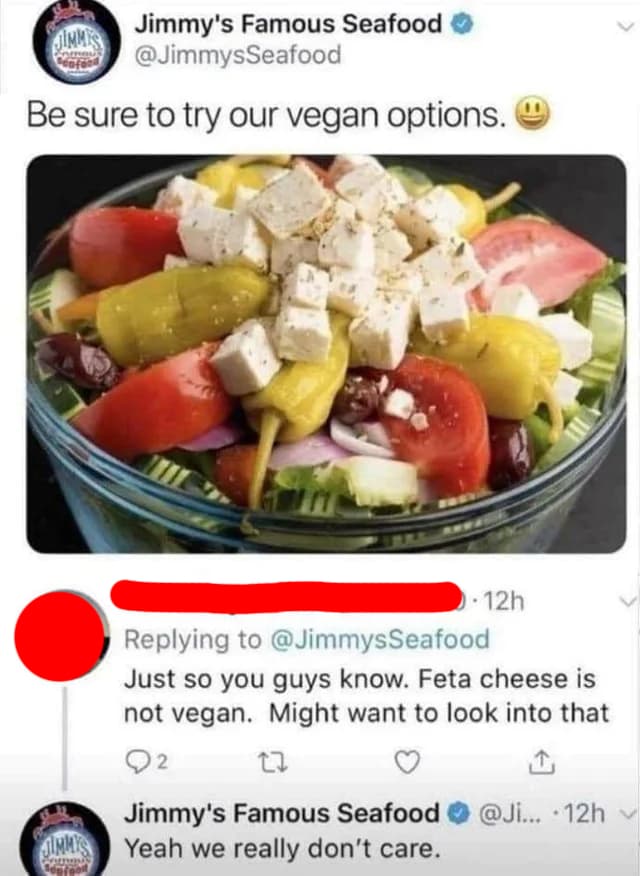 Jimmy's Seafood Don't Care