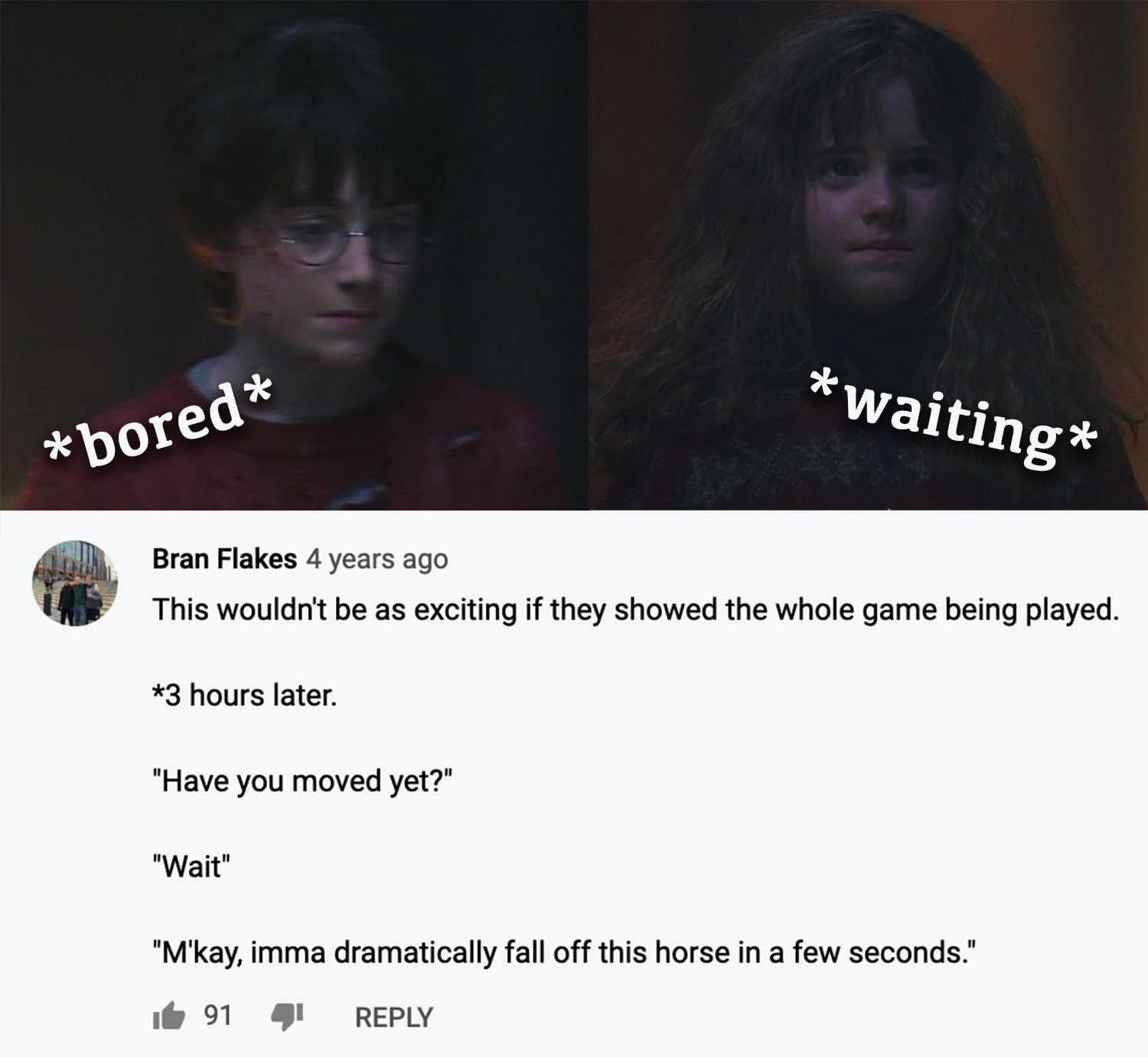 14 Reactions To The ‘Chess Sequence’ In Harry Potter That Prove It’s