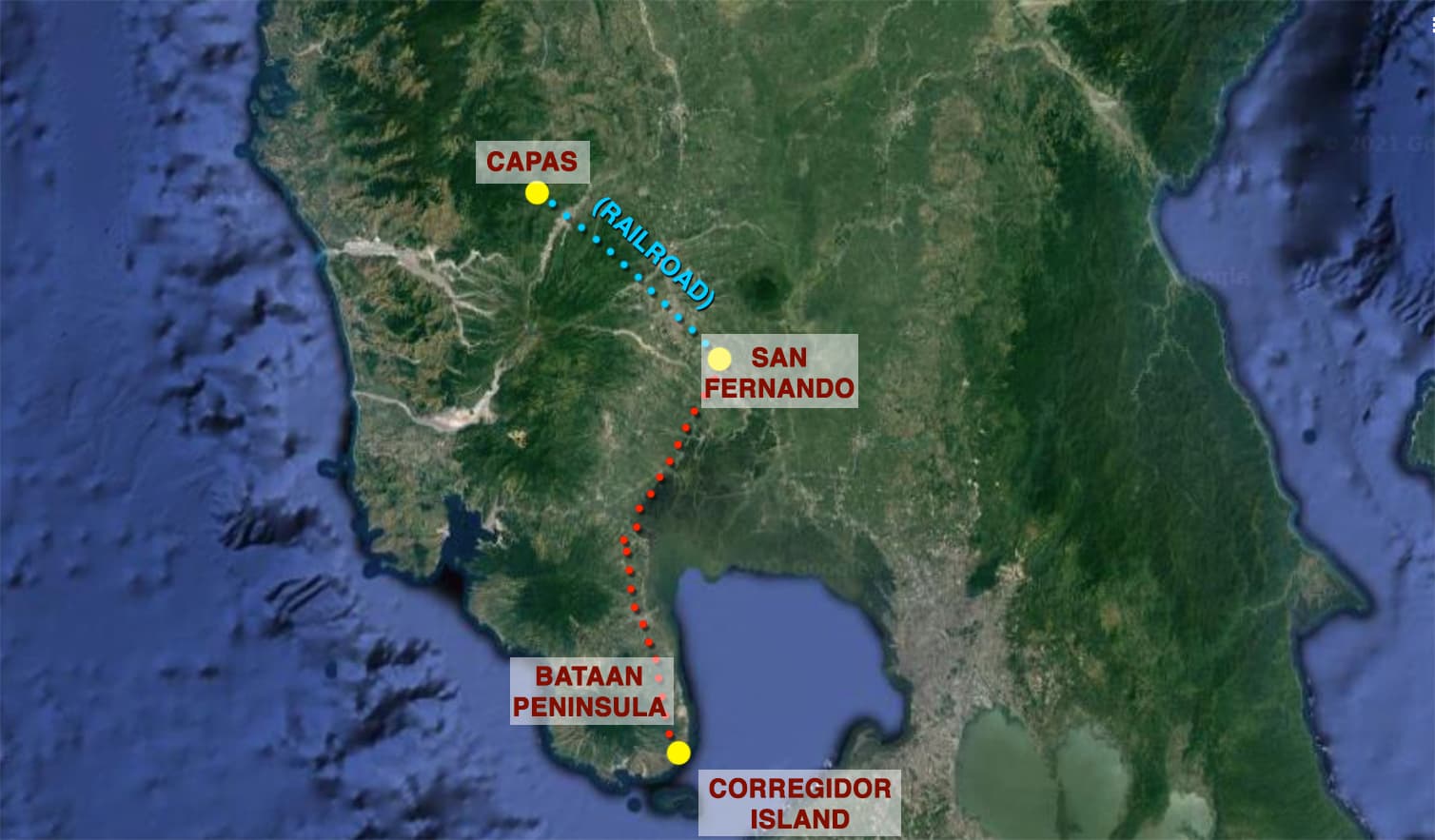 Satellite Images Of 10 Routes History Made Famous