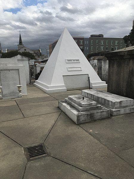 He Owns A Pyramid-Shaped Tomb In New Orleans