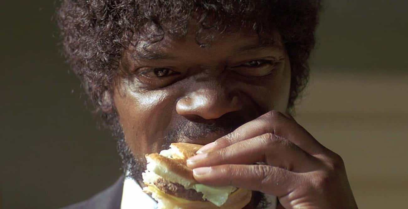 Samuel L. Jackson Was Eating A Hamburger During His Audition, And The Prop Went Into His Most Famous Scene