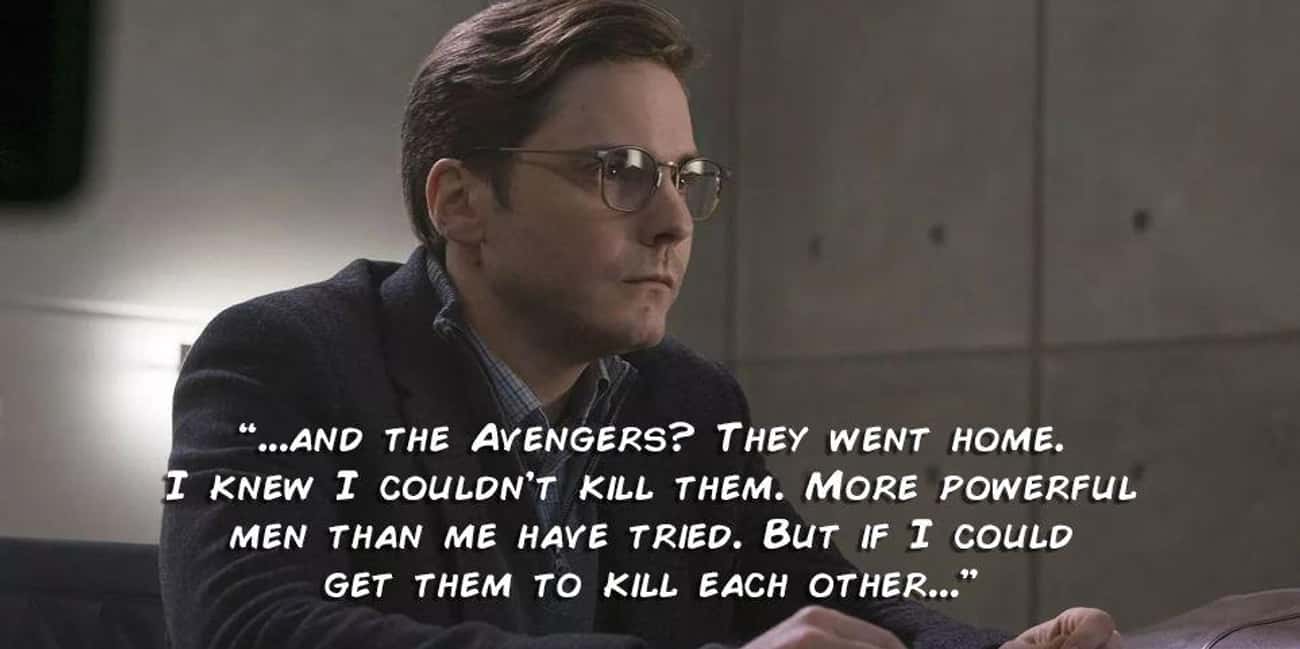 Helmut Zemo Knows His Strengths And His Weaknesses