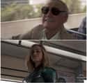Carol Smiles At The Watcher Informant AKA Stan Lee's Cameo Persona on Random Fans Point Out Something About The Women Of Marvel We Never Noticed Before