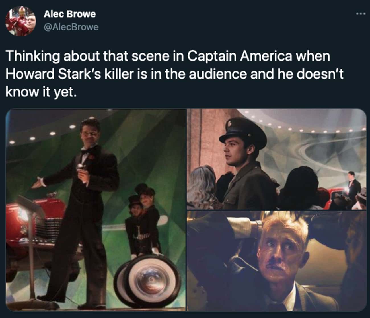 Bucky and Howard Stark in Captain America