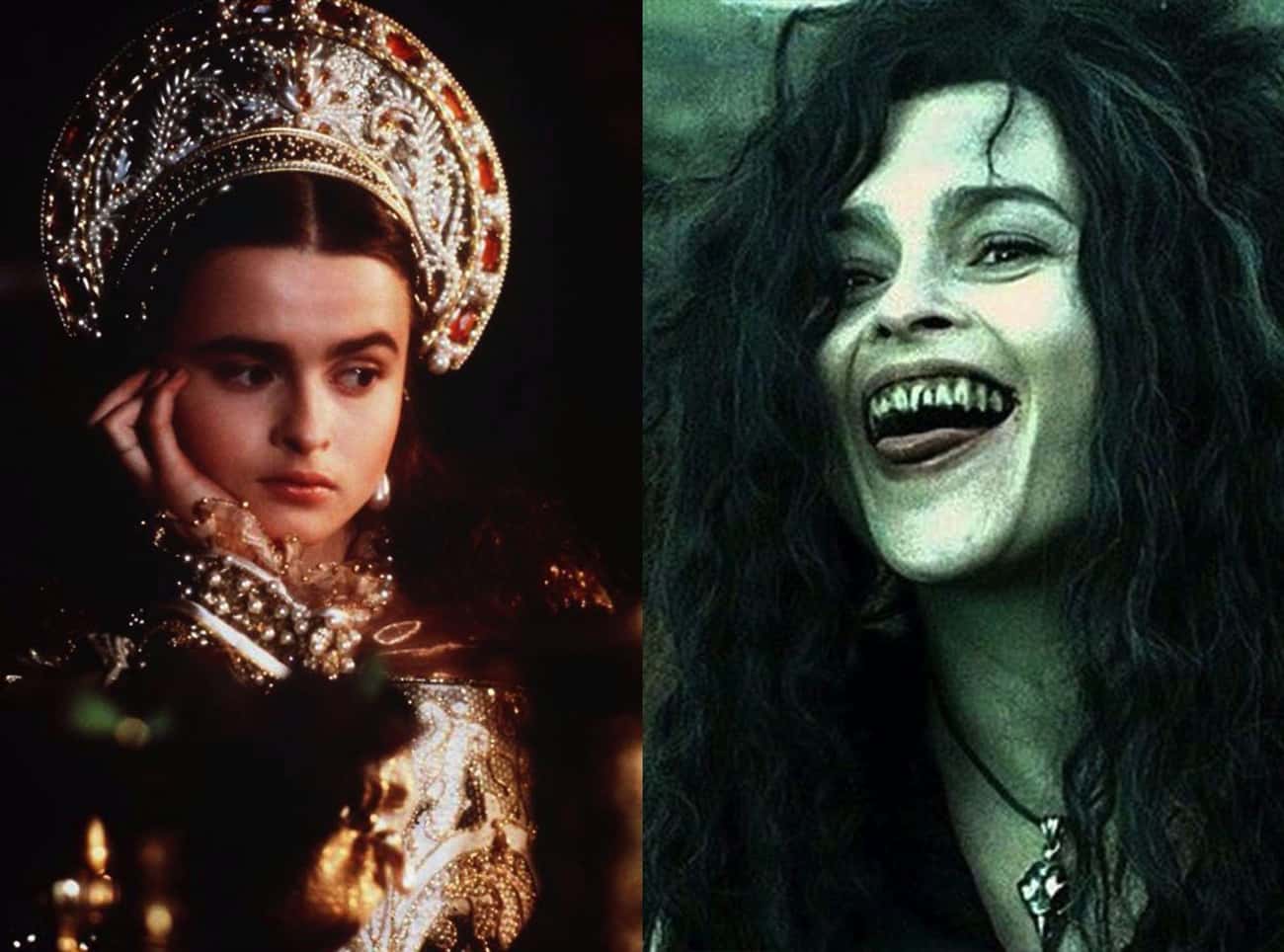 Helena Bonham Carter Is One Of Britain's Finest Actresses, And She Began In Films As Lady Jane Grey In 'Lady Jane' (1986) Before Taking On The More Maniacal Part Of Death Eater Bellatrix Lestrange In The 'Harry Potter' Films