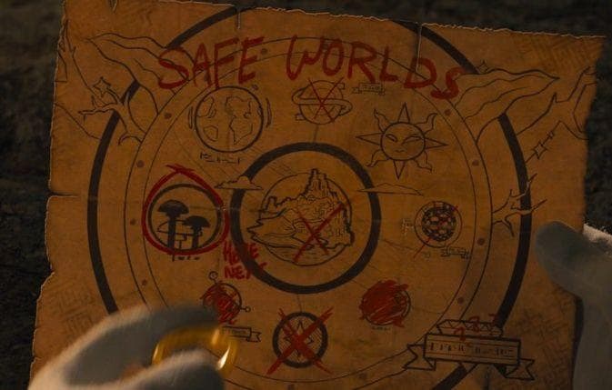 Sonic's Map Includes A Bunch Of References To Other Sega/Sonic Properties