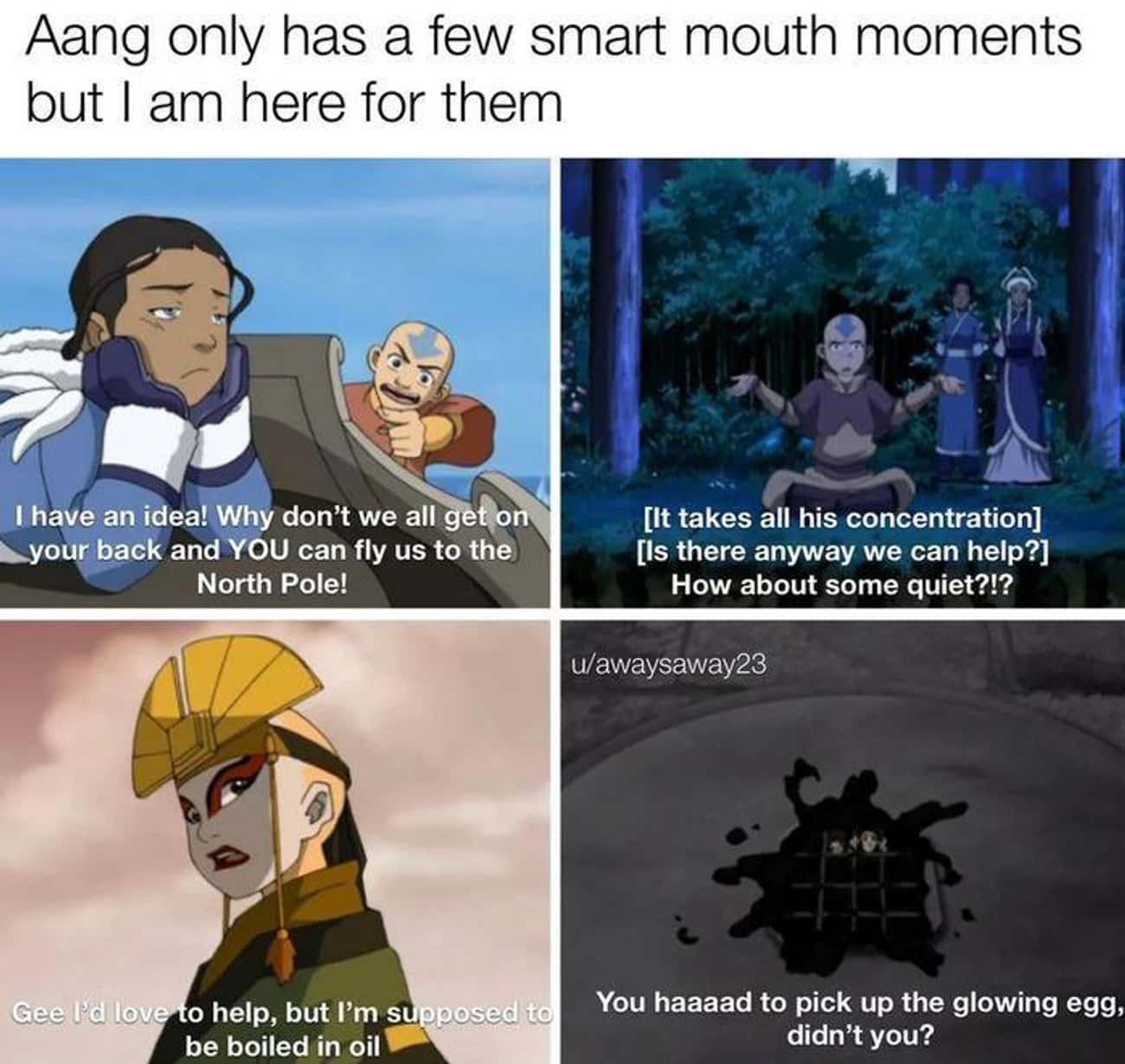 18 More Memes About Aang That Haven't Abandoned Us