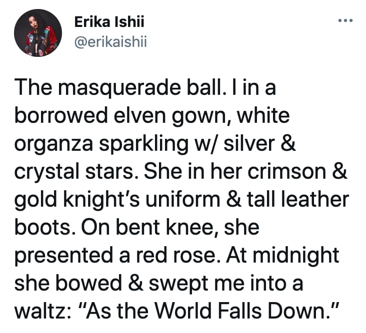 At A Masquerade Ball on Random Real Life Moments That Are Even Better Than A Romance Novel