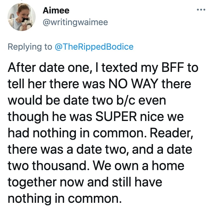 There Would NEVER Be A Date Two on Random Real Life Moments That Are Even Better Than A Romance Novel