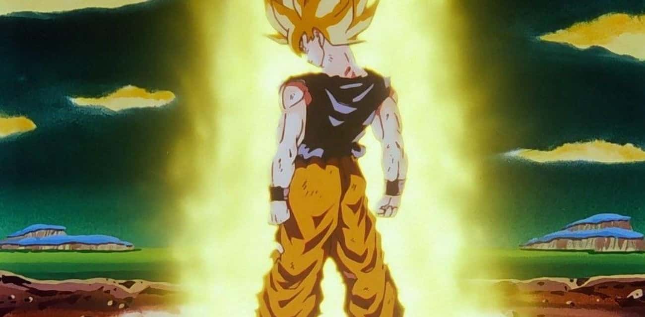 Goku Goes Super Saiyan For The First Time - DBZ