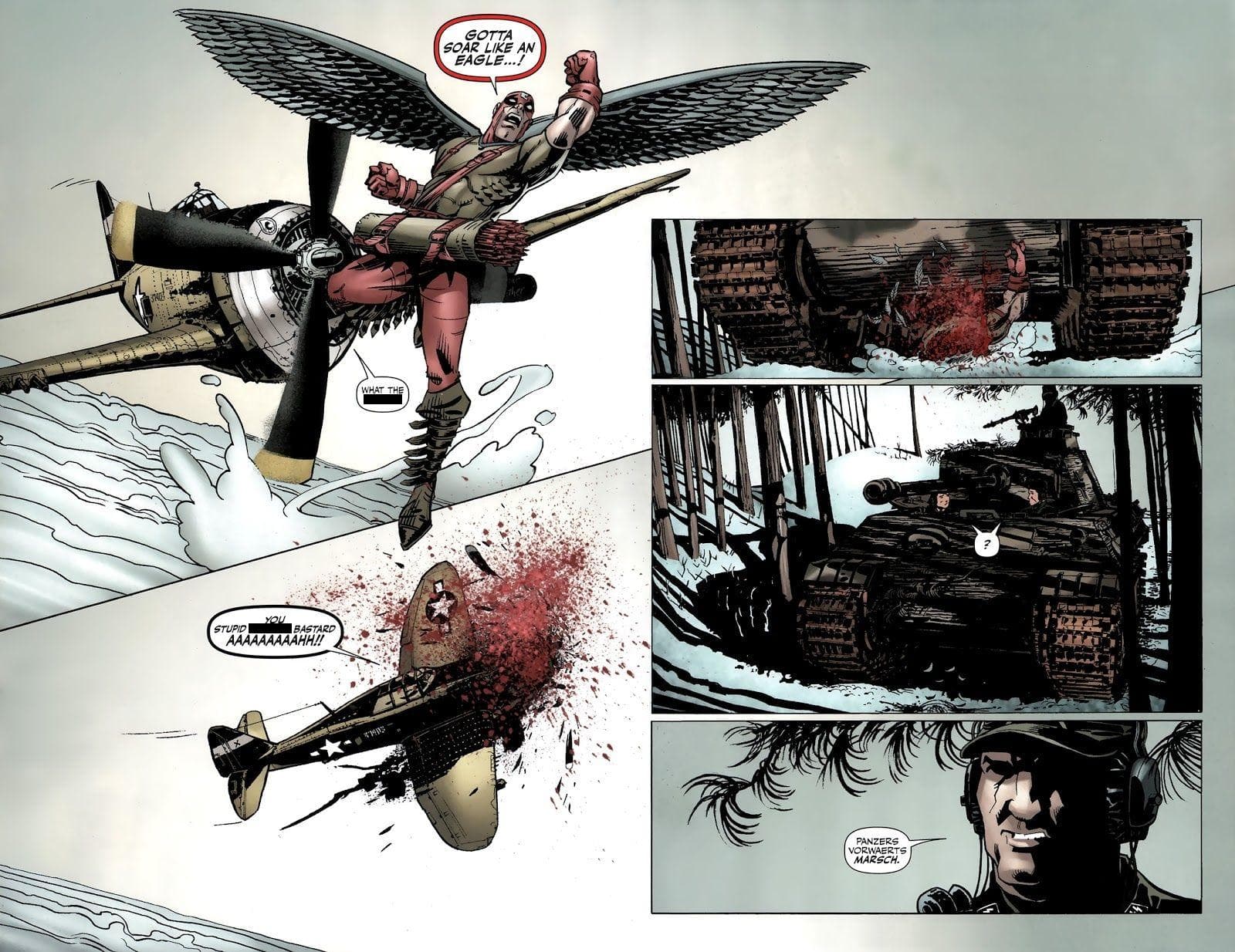 Ridiculously Over-The-Top Comic Book Injuries