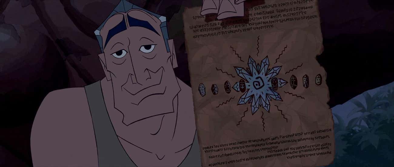 Rourke Had The Missing Page All Along In 'Atlantis: The Lost Empire'
