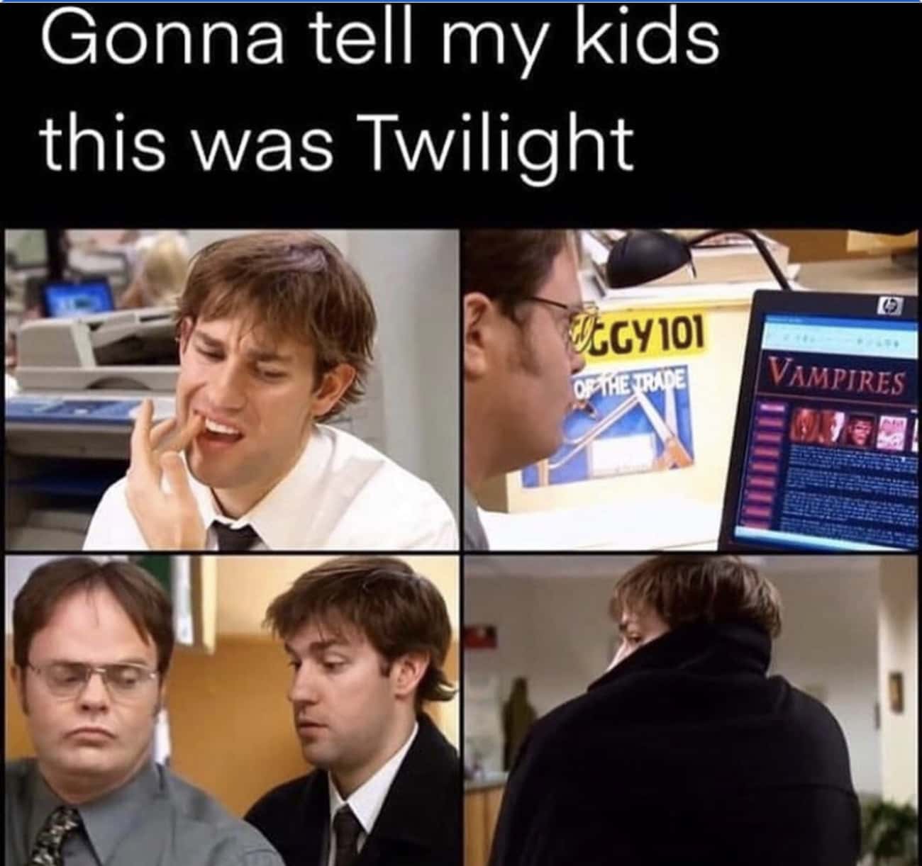 Dwight Is Bella And Jim Is Edward
