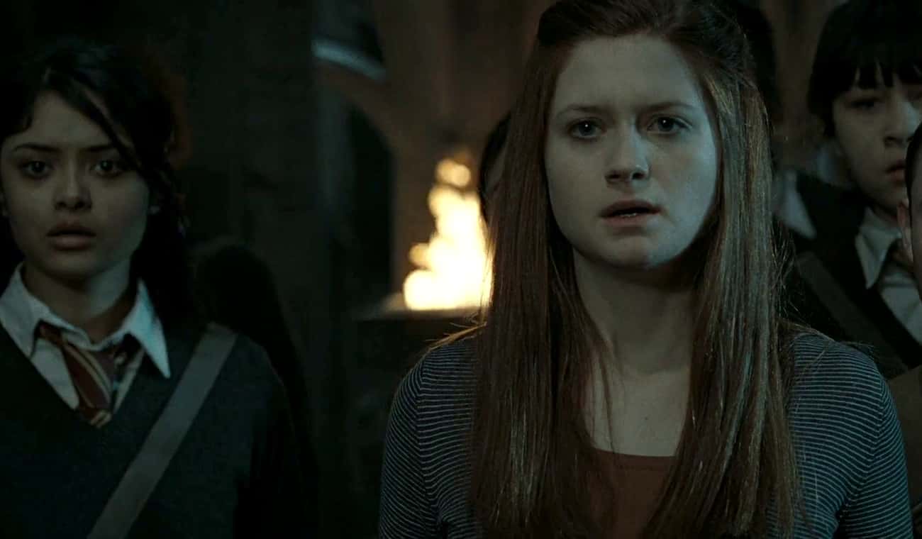 Movie Ginny Is A Doormat; Book Ginny Keeps The Rebellion Going At Hogwarts